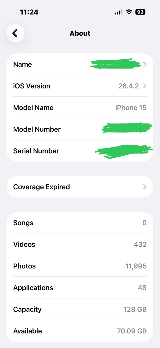 iPhone 15 Black – 128GB – Excellent Condition 🍎 - photo 3