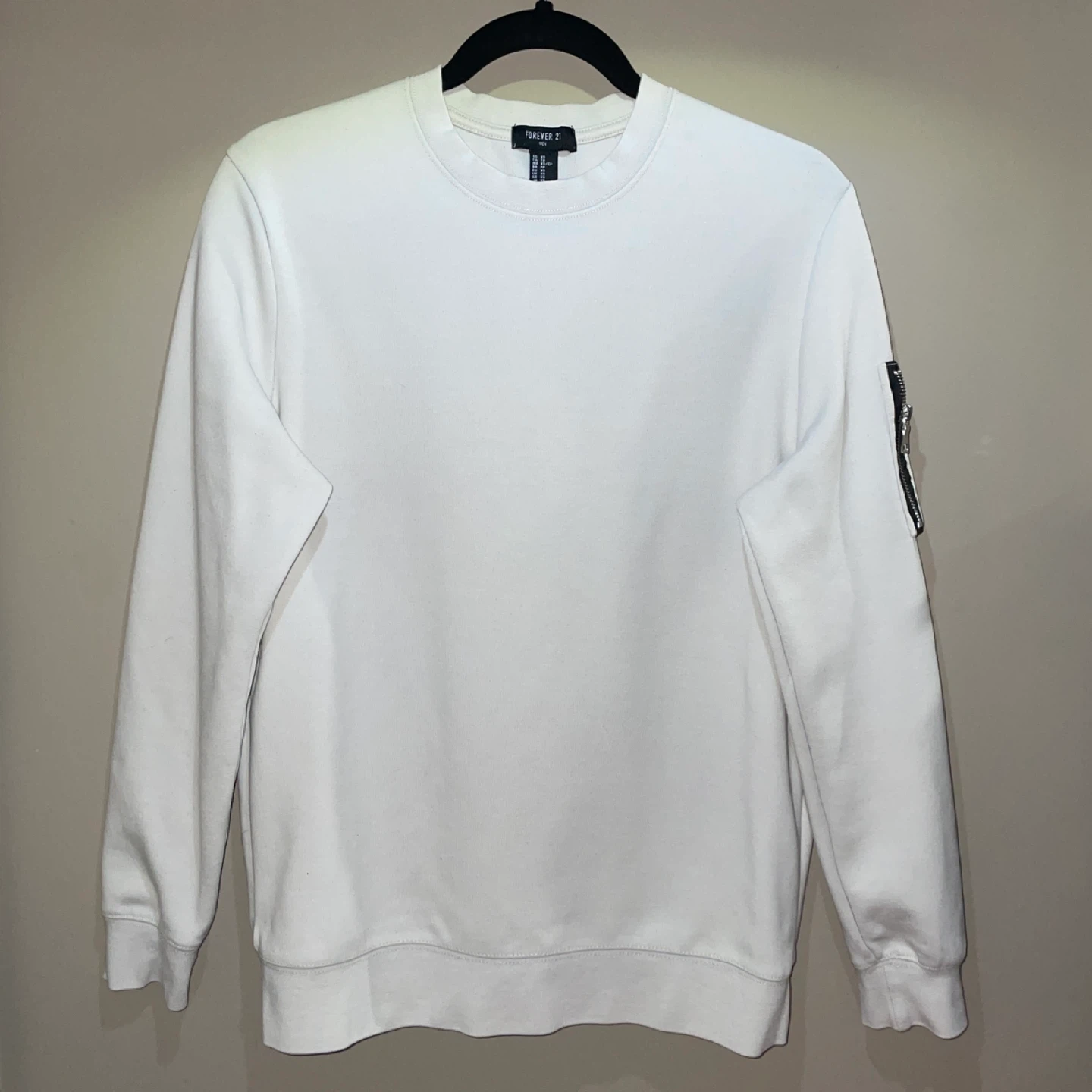 Forever 21 Sweatshirt - Beige (Men's XS)