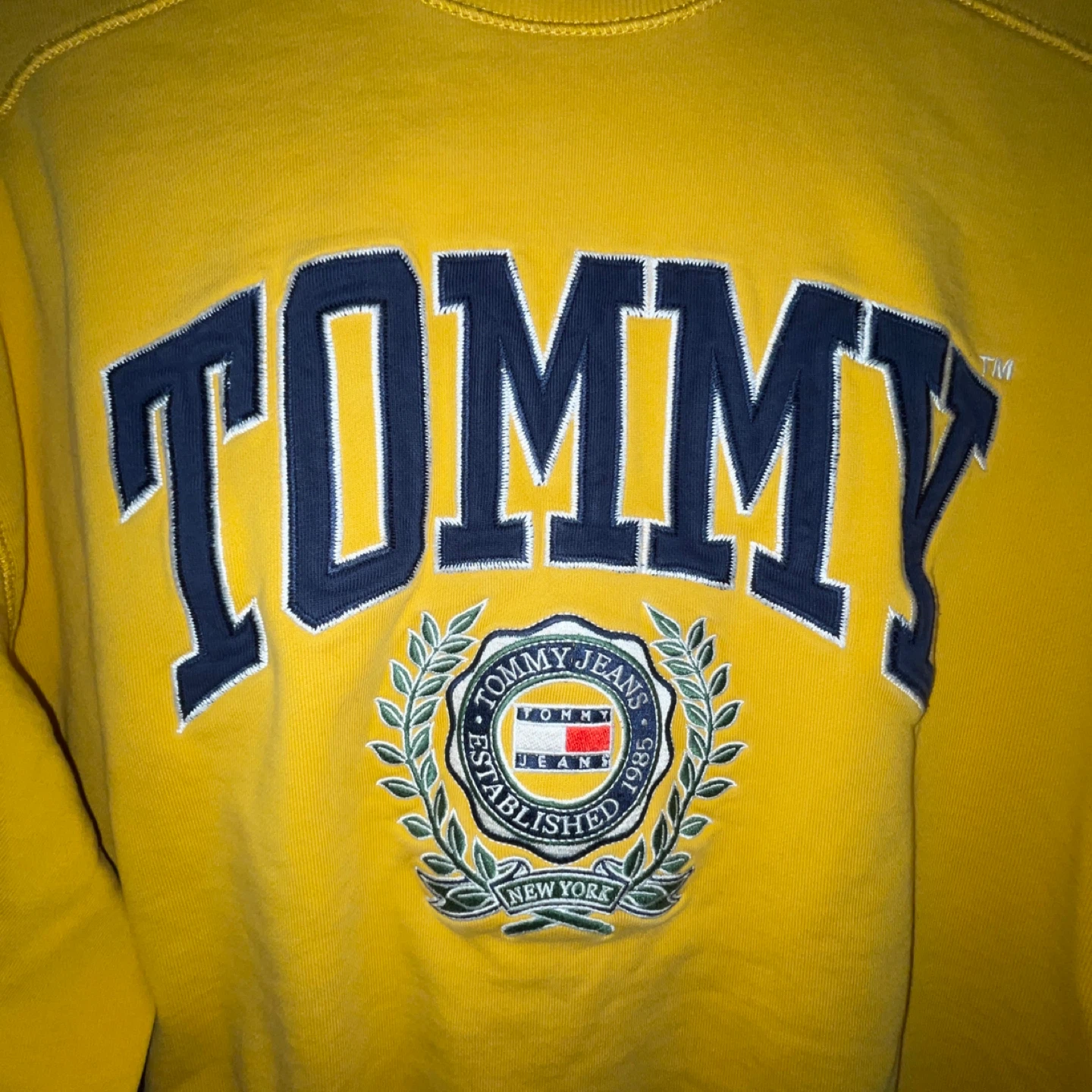Tommy Hilfiger Sweatshirt - Yellow (Women's S) - photo 3