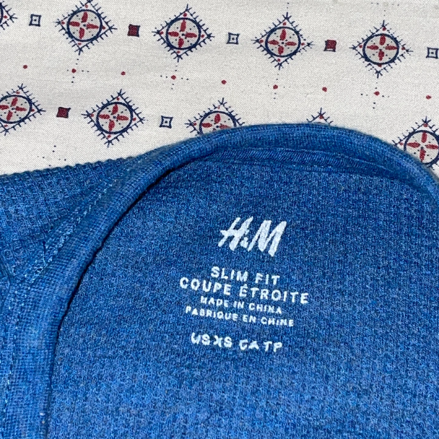 H&M Thermal Shirt - Blue (Men's XS) - photo 2