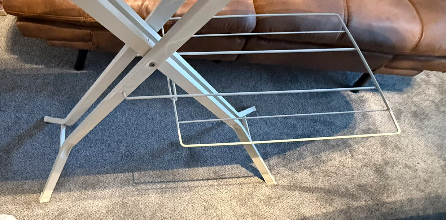 White Iron and Folding Ironing Board Set - photo 3