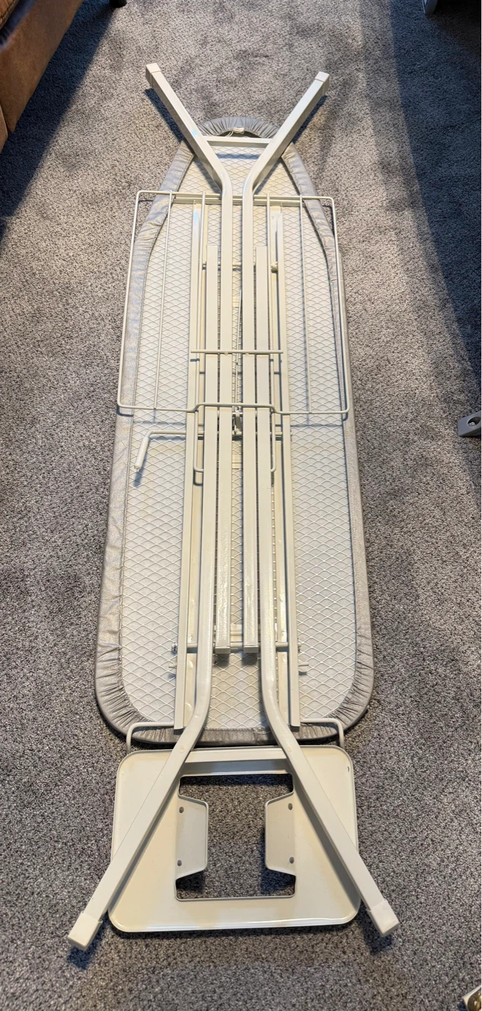 White Iron and Folding Ironing Board Set - photo 2