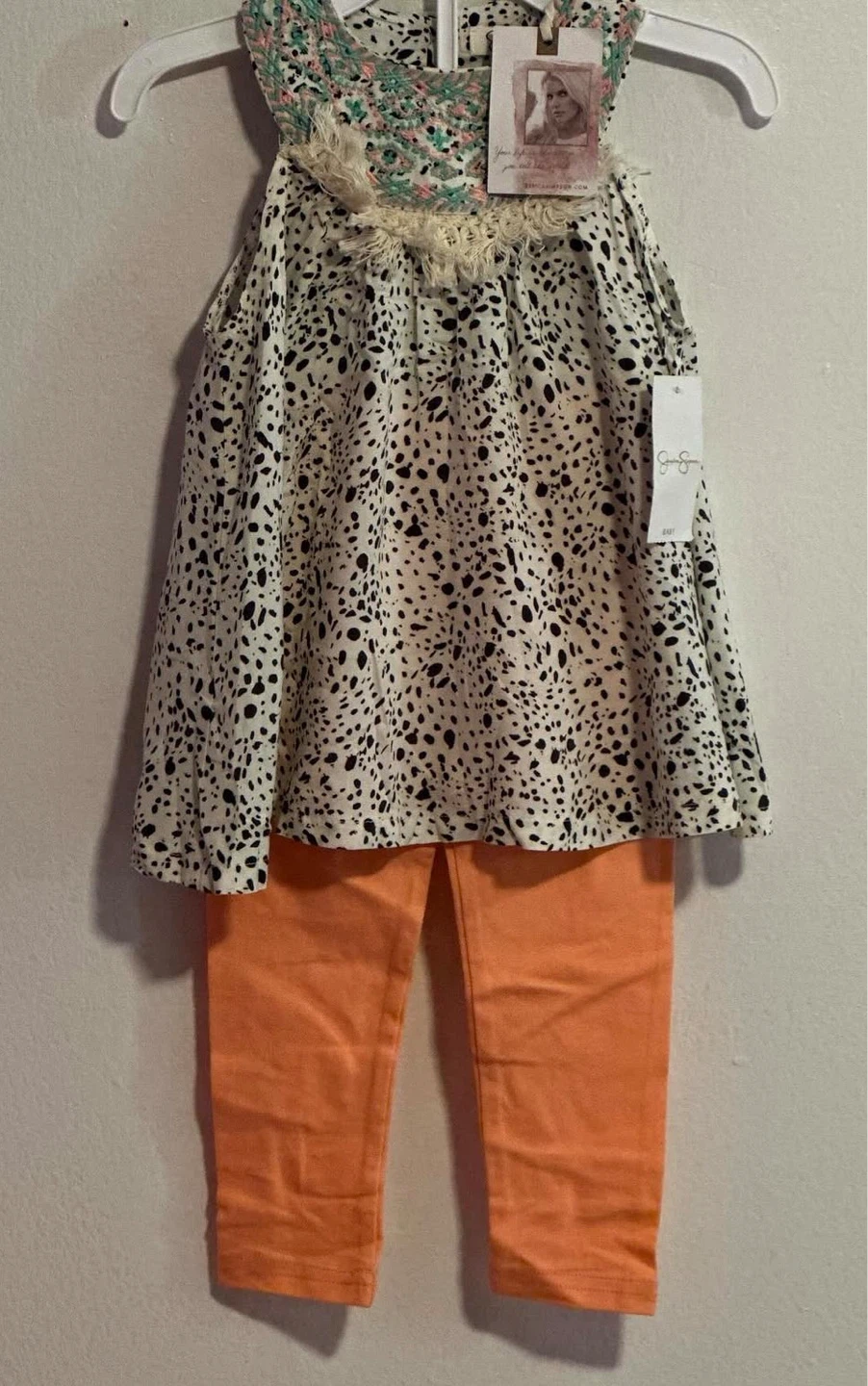 GIRLS 2PC LEGGINGS SUITE ( SIZE:24 MONTHS)