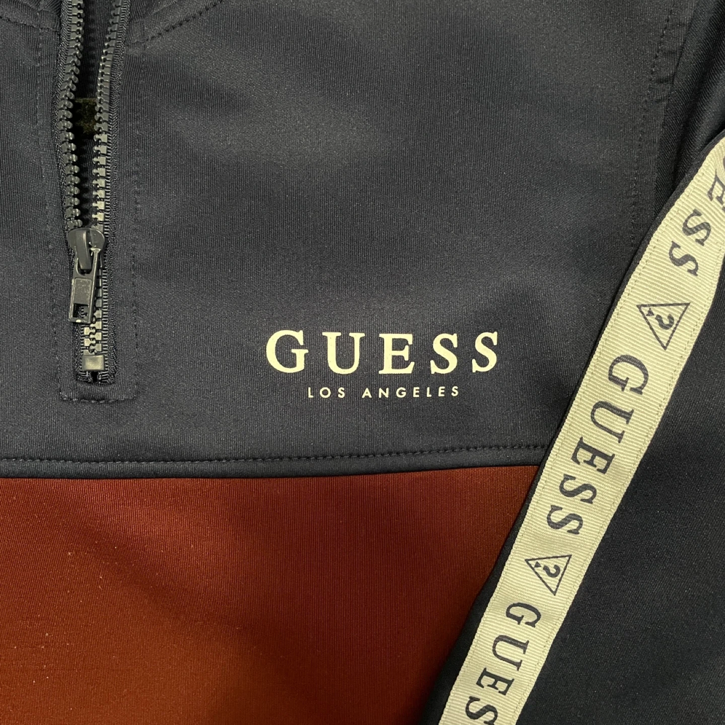 Guess Colourblock Jersey - Red/Blue (Men's XS) - photo 2