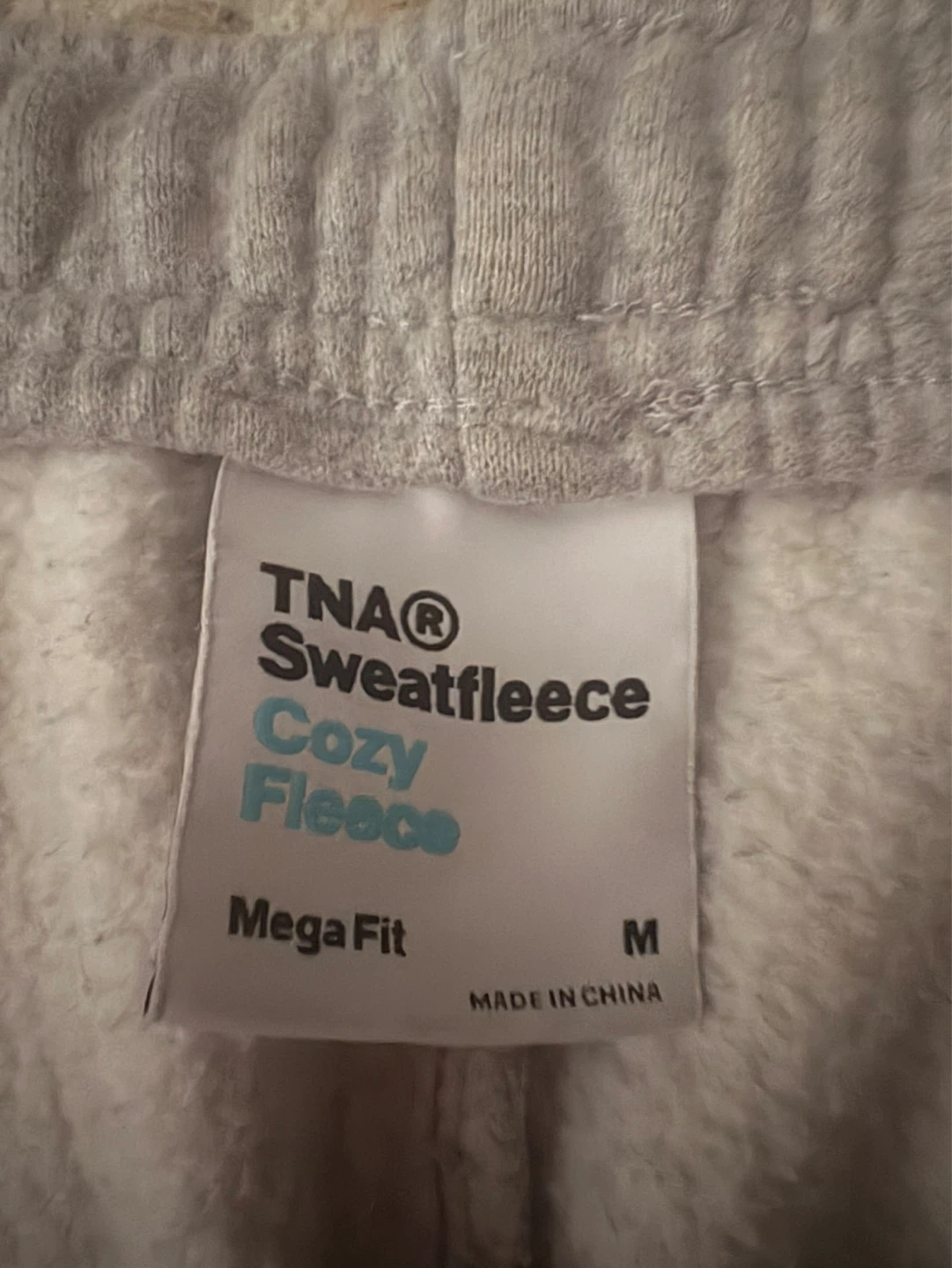 TNA Sweatfleece Cozy Fleece Mega Fit Sweatpants Size M - photo 2