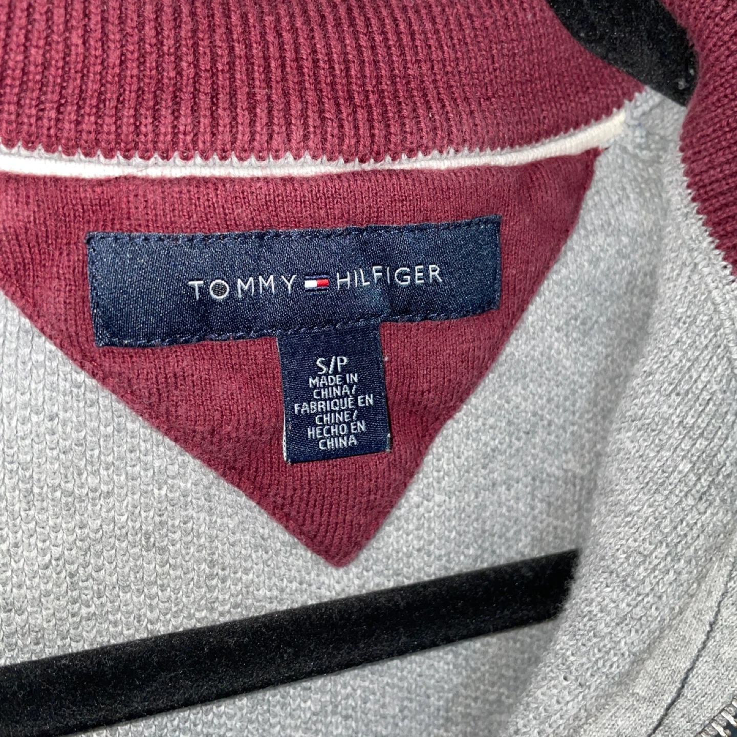 Tommy Hilfiger Quarter-zip Sweater - Gray (Men's S) - photo 3