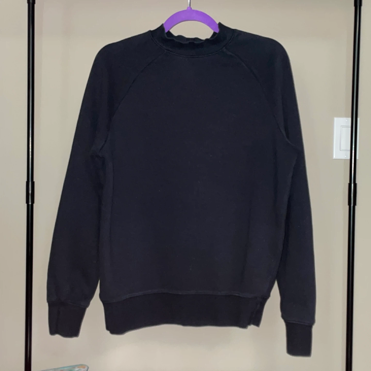 Topman Turtleneck Sweatshirt - Black (Men's XS)