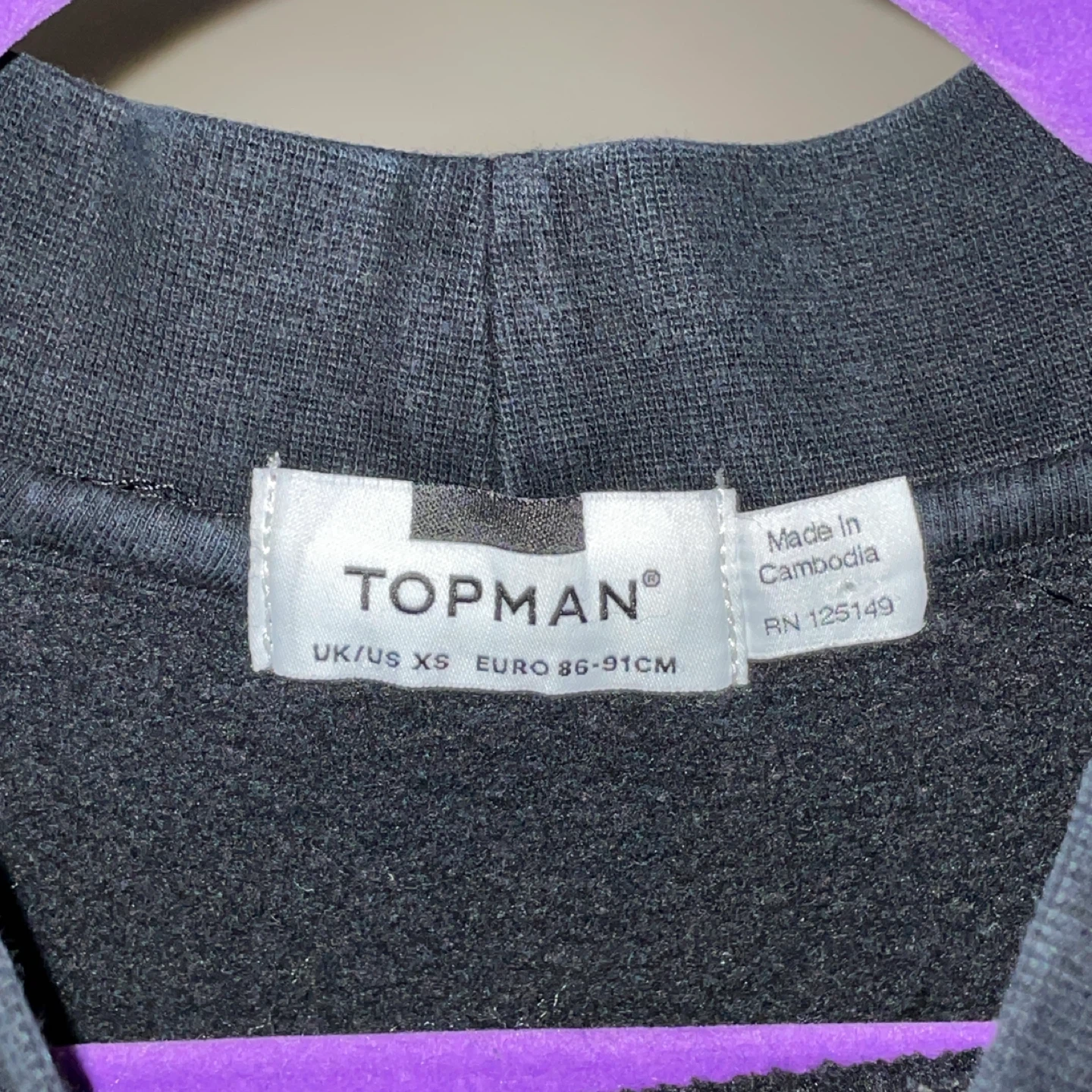 Topman Turtleneck Sweatshirt - Black (Men's XS) - photo 3