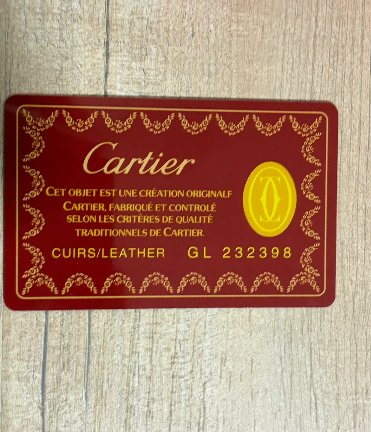 Cartier box+ certification - photo 2