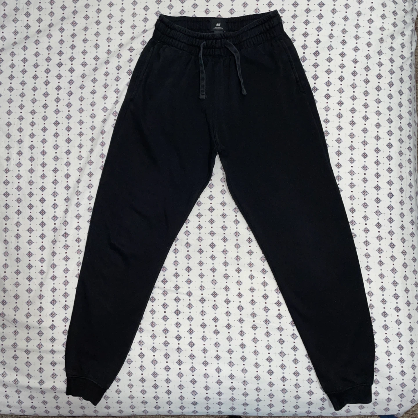 H&M Drawstring Sweatpants - Black (Men's XS)