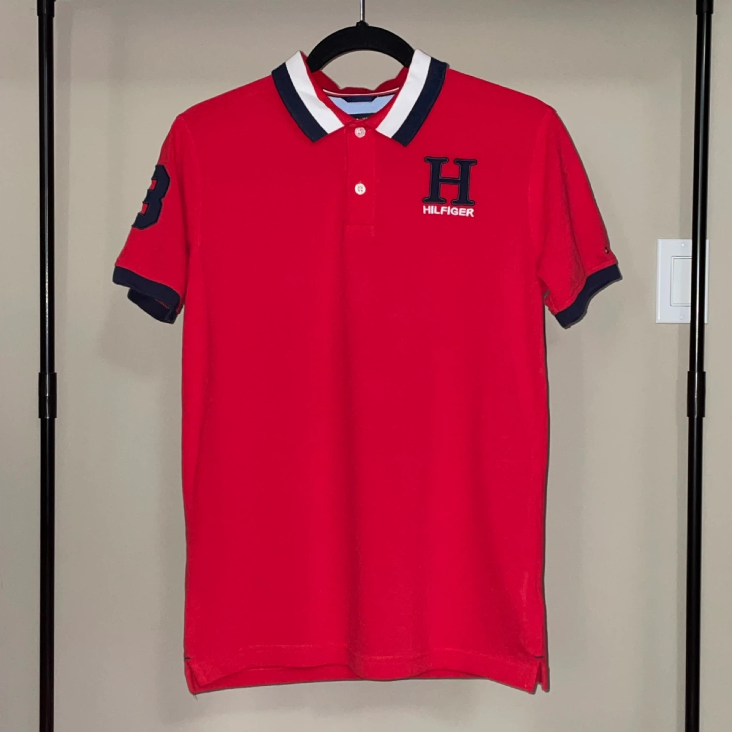 Tommy Hilfiger Polo - Red (Youth L)