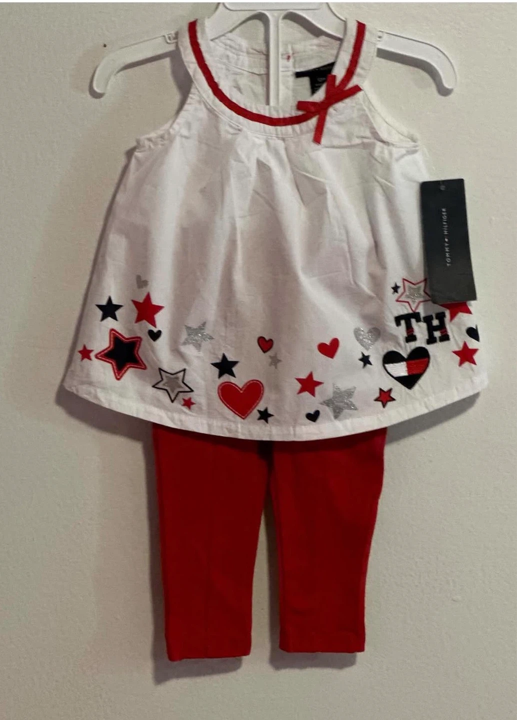 GIRLS 2PC LEGGINGS SUITE ( SIZES: 12 & 18 MONTHS)