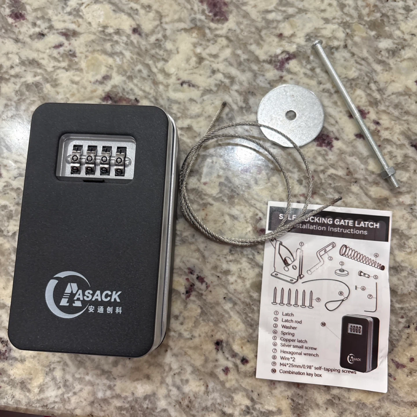 ASACK Combination Key Lock Box - photo 3