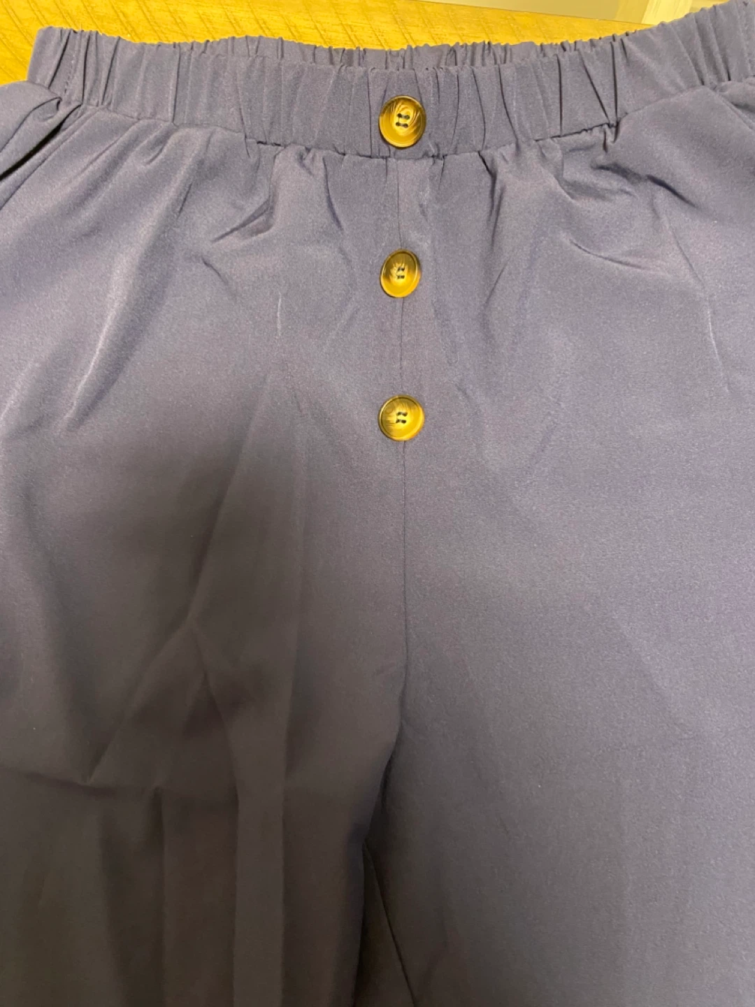 Women's Blue Wide Leg Pants - photo 5