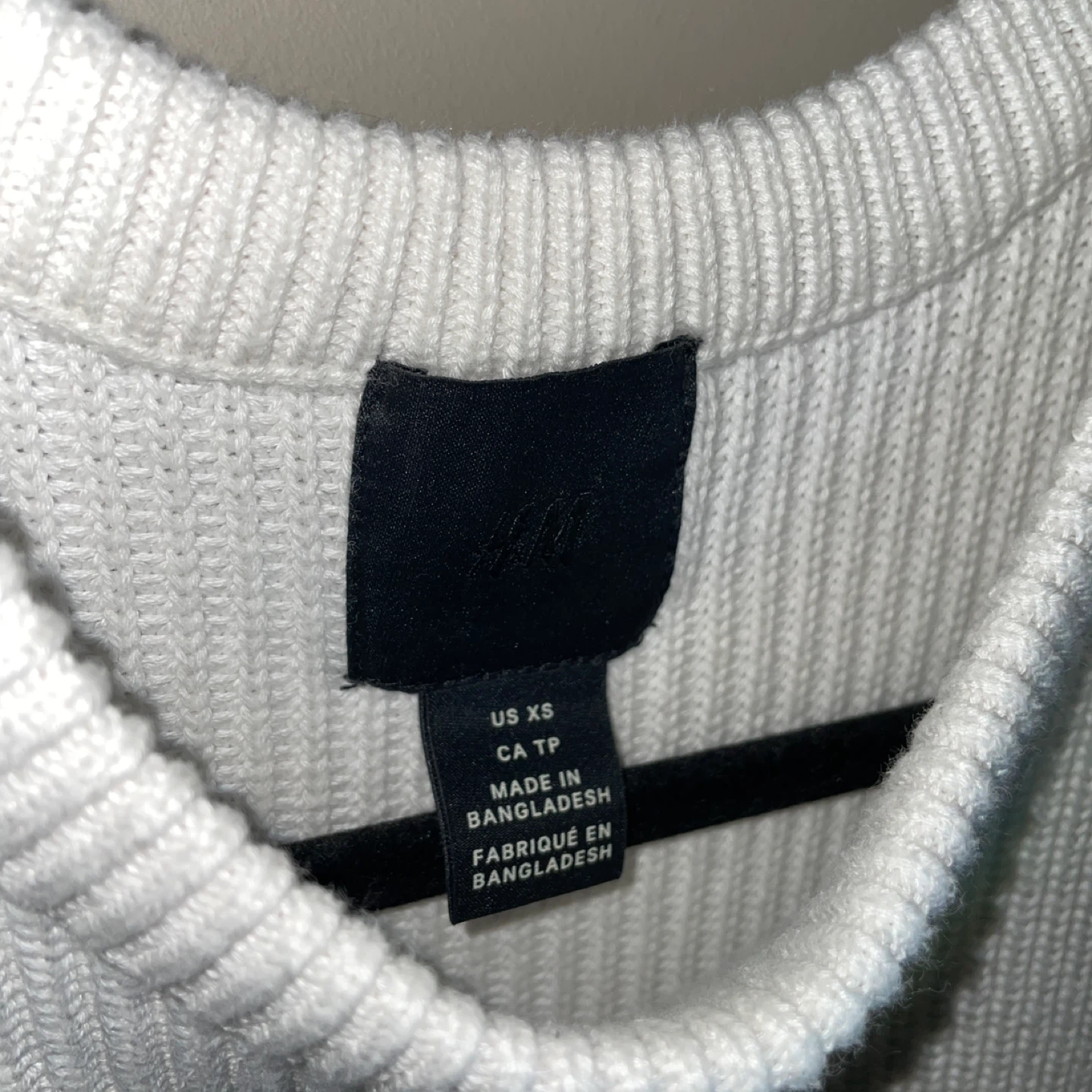 H&M Sweater - White (Men's XS) - photo 2