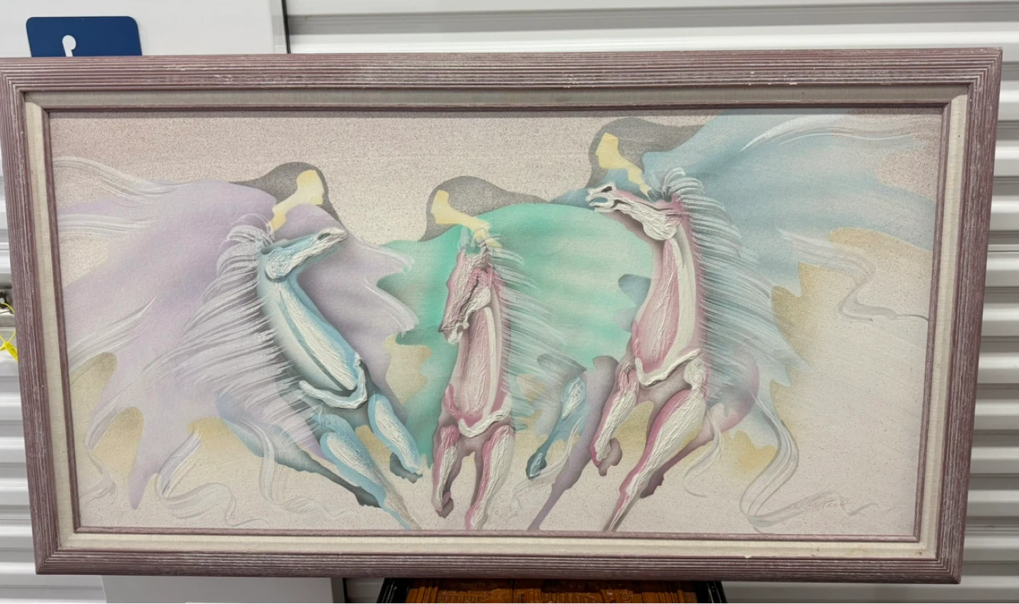 VTG Original Signed Mixed Media Oil Painting - photo 3
