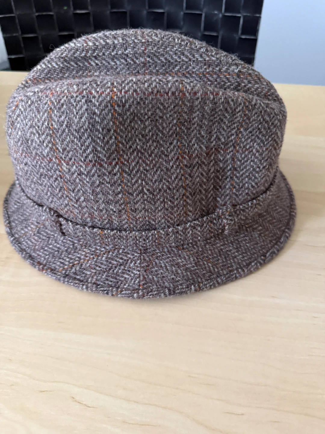 Pure New Wool Herringbone Hat - photo 4