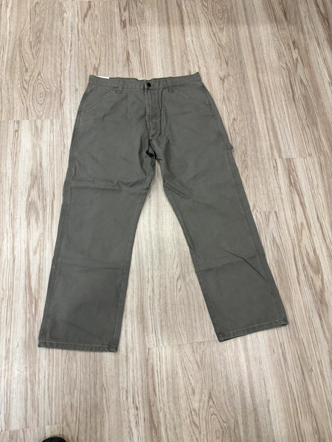 Rustler Men's Carpenter Pants - Grey - Size 34x30