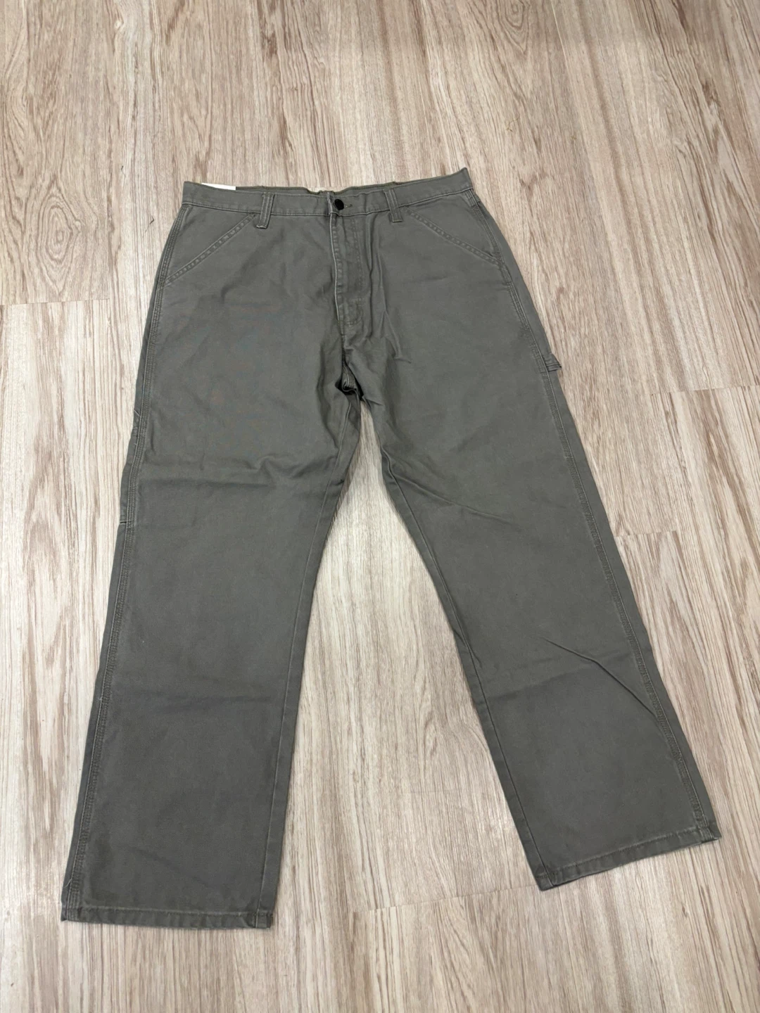 Rustler Men's Carpenter Pants - Grey - Size 34x30 - photo 3