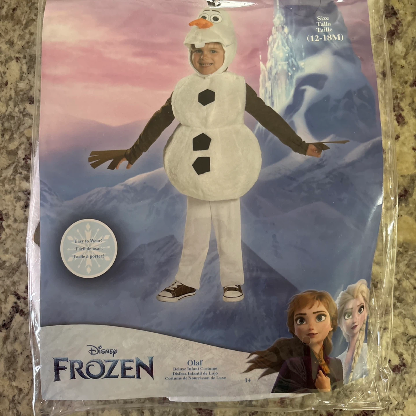 Disney Frozen Olaf Deluxe Infant Costume 12-18M - photo 3