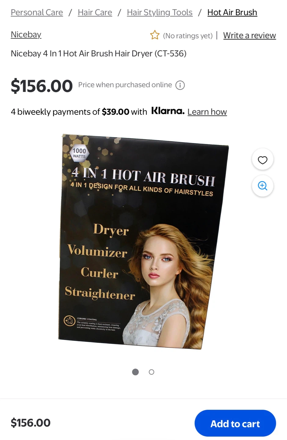 4 In 1 Hot Air Brush Hair Dryer - photo 4