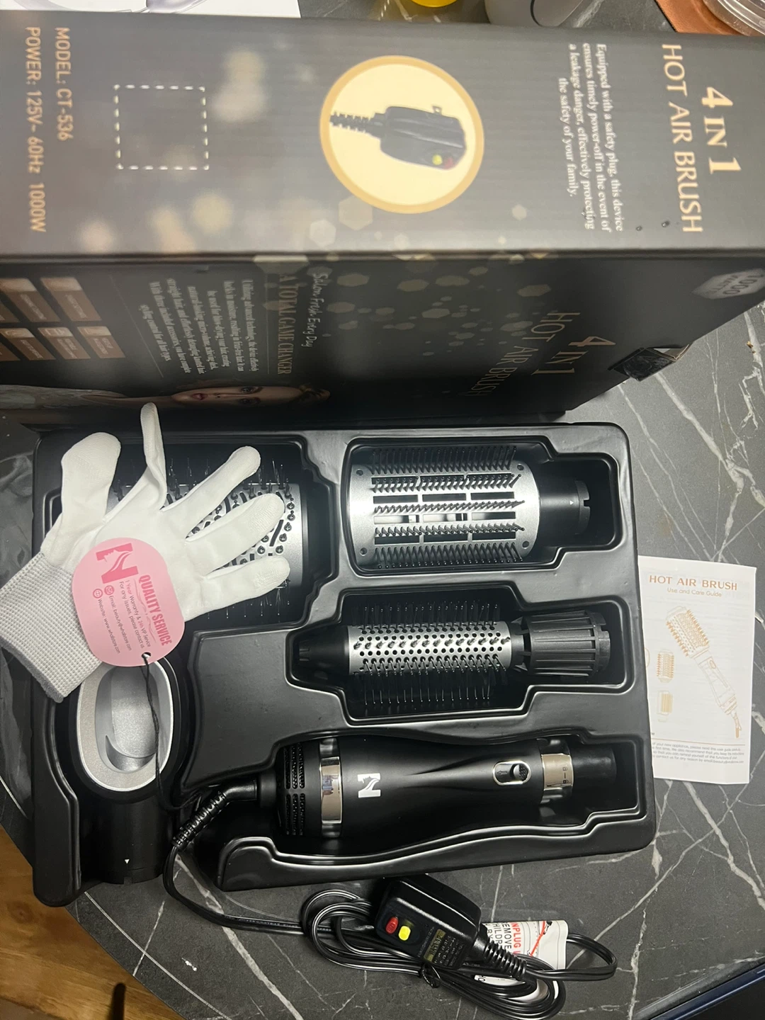 4 In 1 Hot Air Brush Hair Dryer - photo 3
