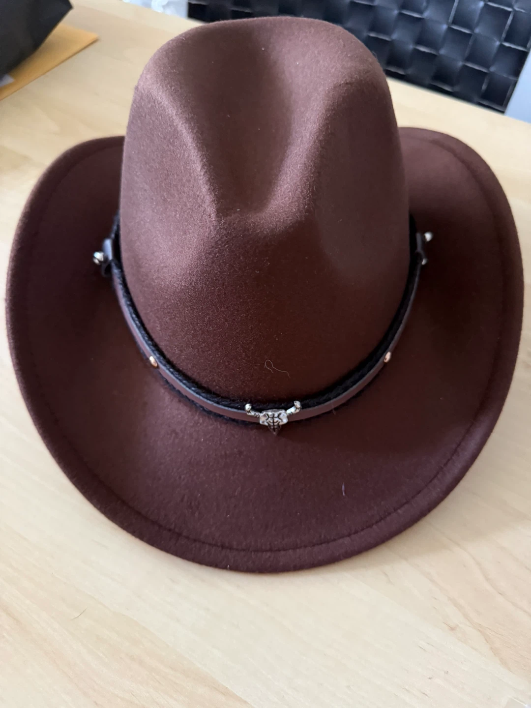 Brown Felt Cowboy Hat