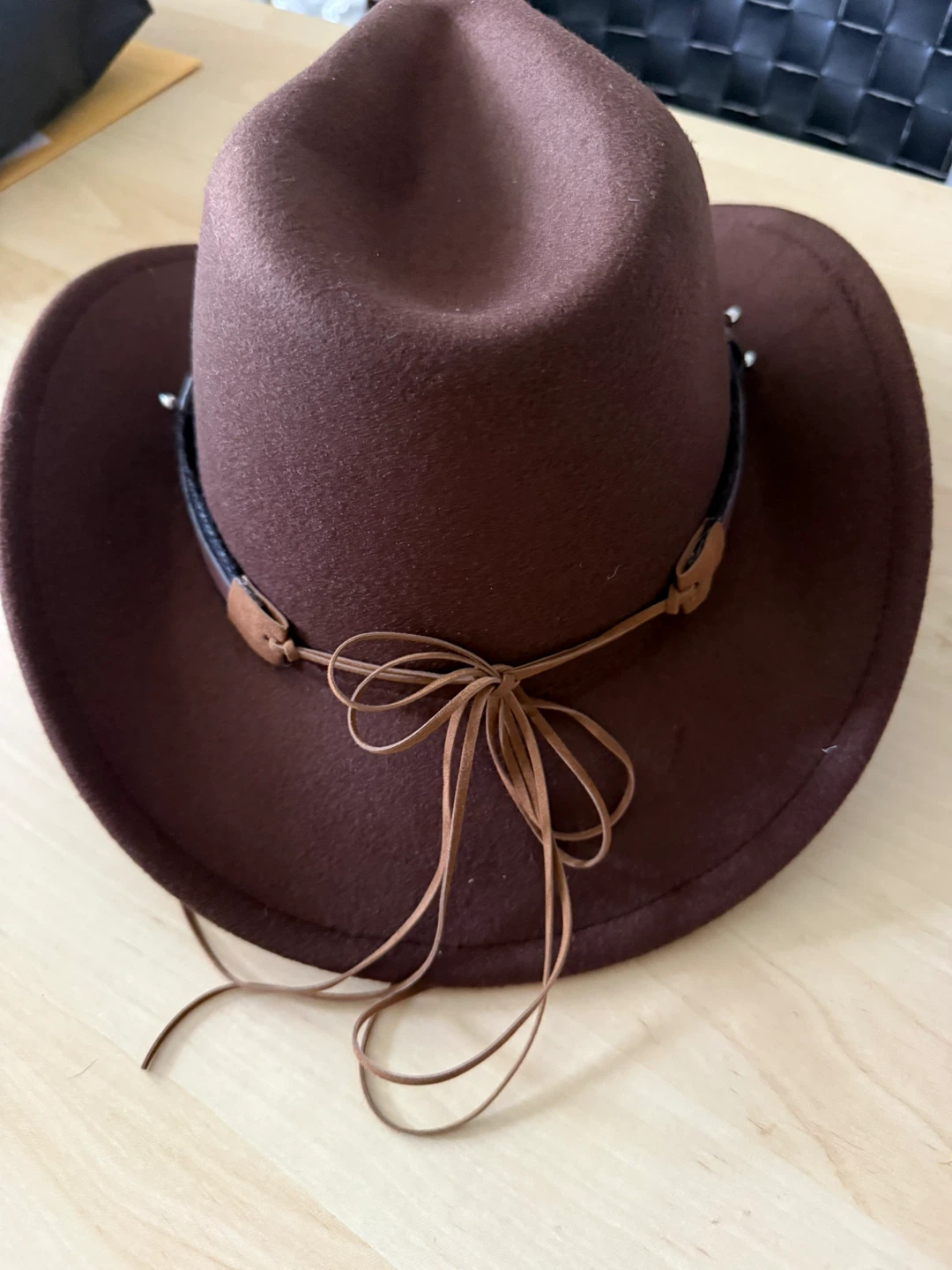 Brown Felt Cowboy Hat - photo 2