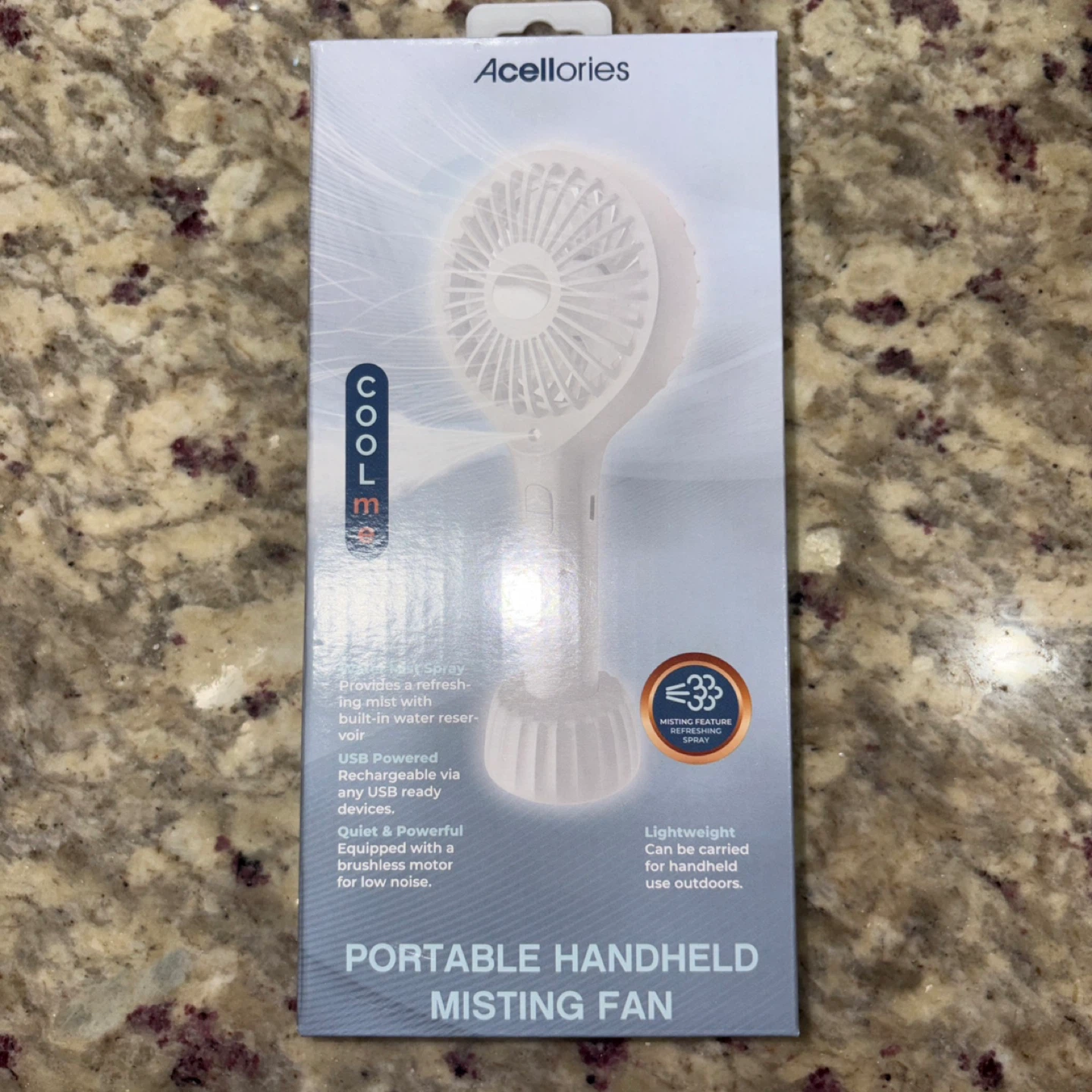 Acellories Portable Handheld Misting Fan - photo 2
