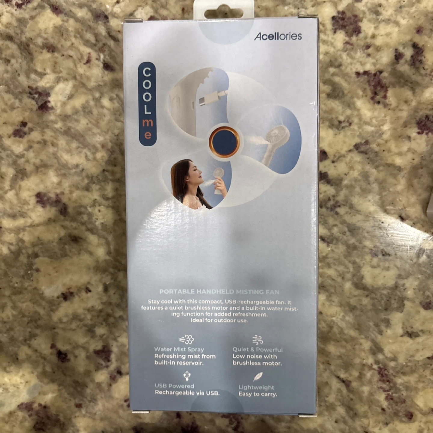 Acellories Portable Handheld Misting Fan - photo 5