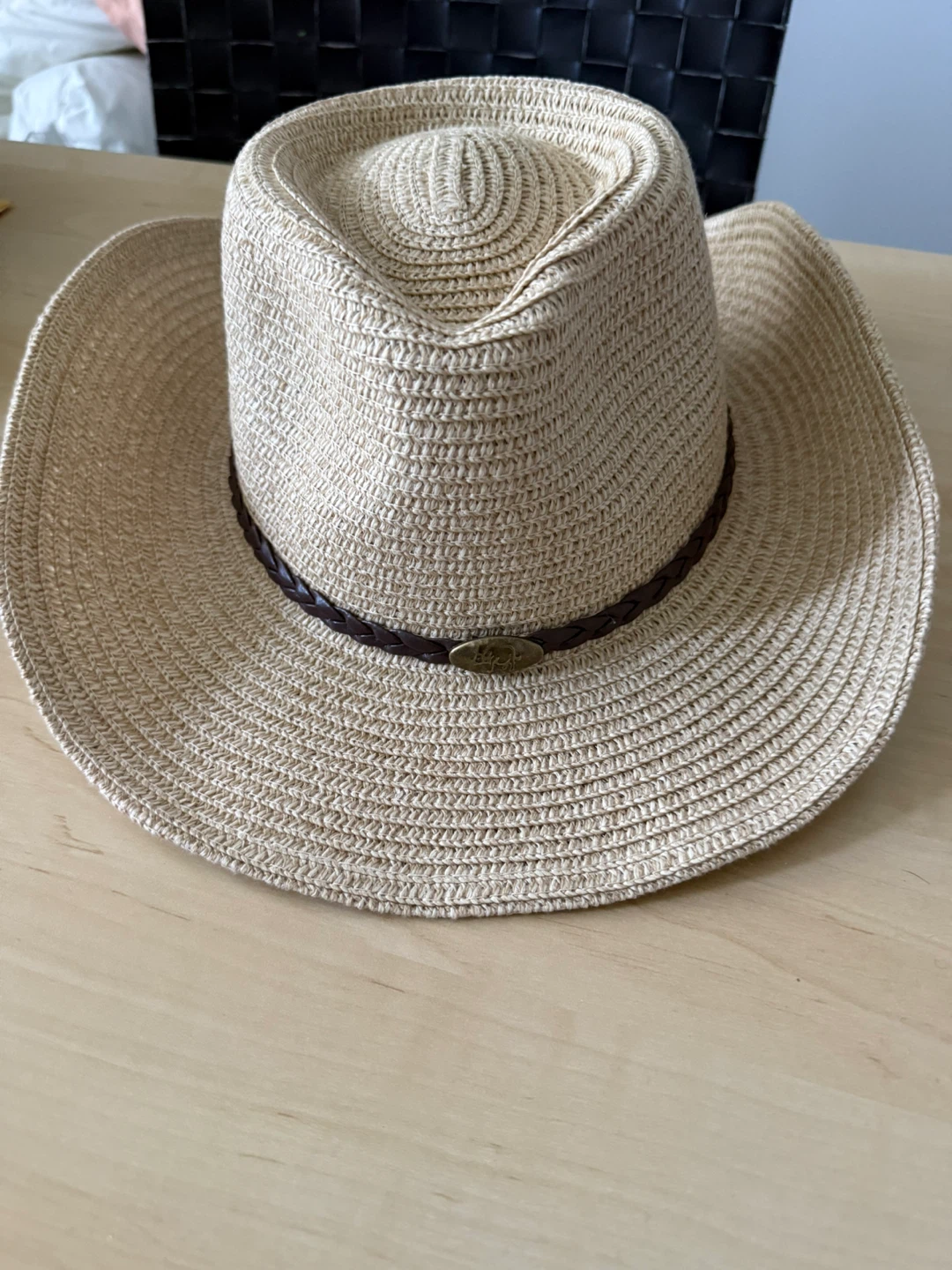 Straw Cream Cowboy Hat