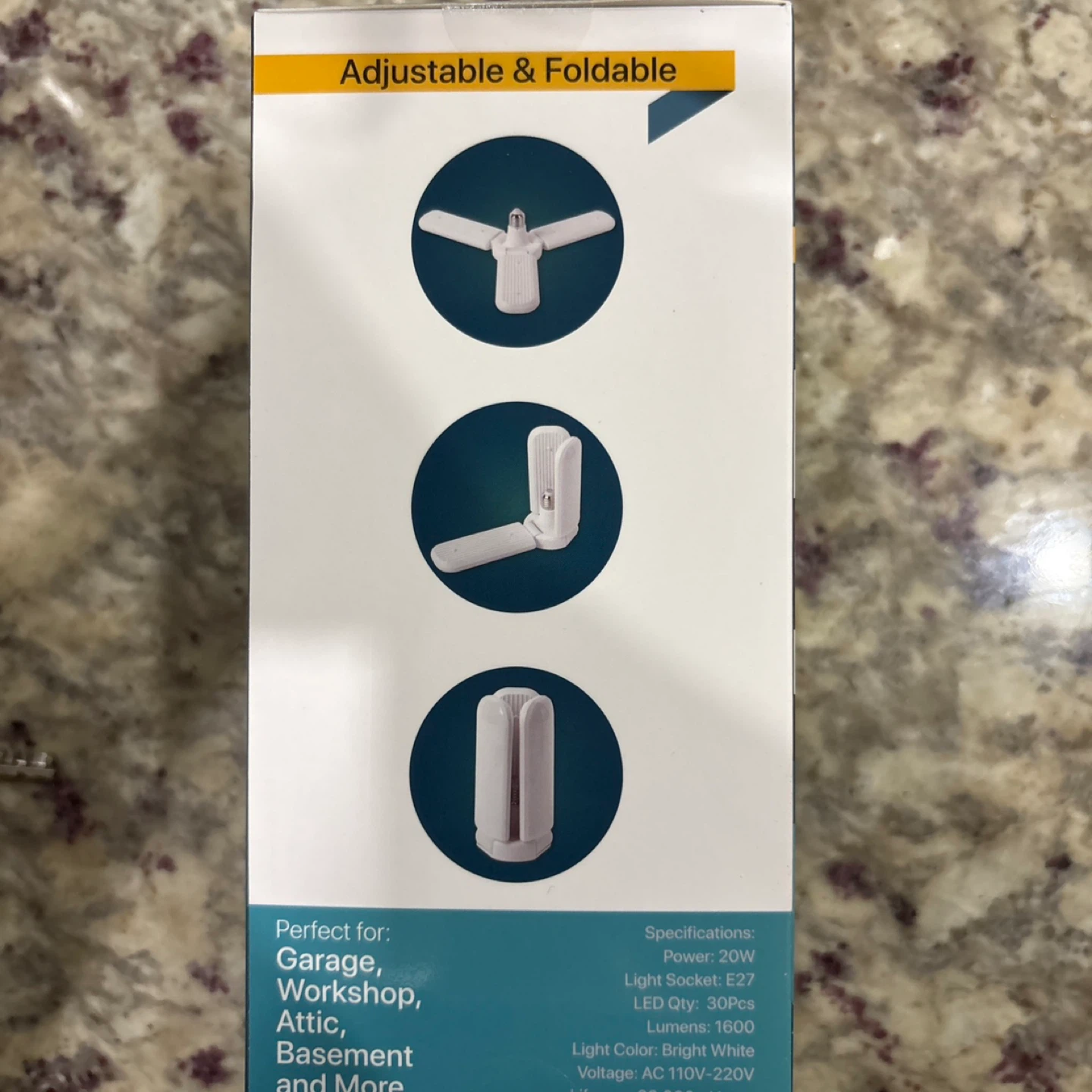 Illumina Super Bright Light 3 Blade Foldable LED Bulb - photo 5