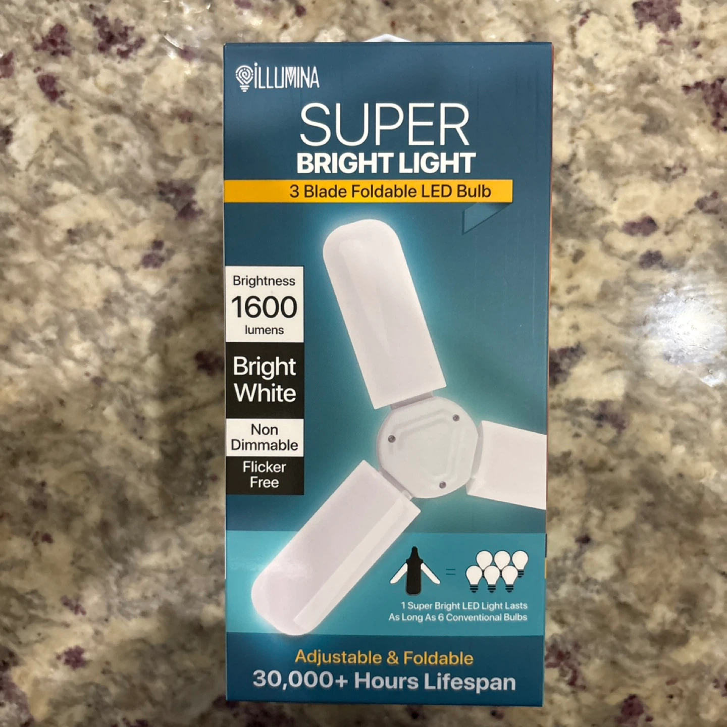 Illumina Super Bright Light 3 Blade Foldable LED Bulb - photo 2