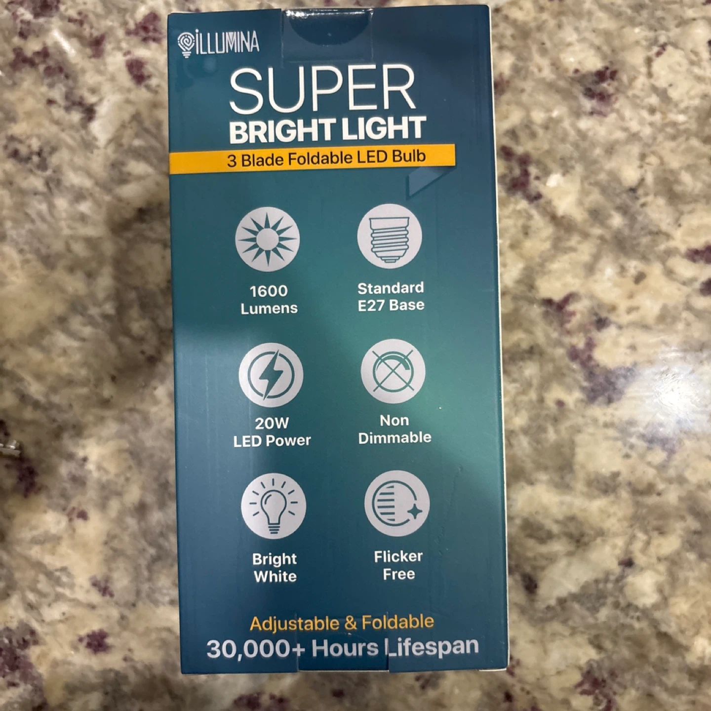 Illumina Super Bright Light 3 Blade Foldable LED Bulb - photo 4