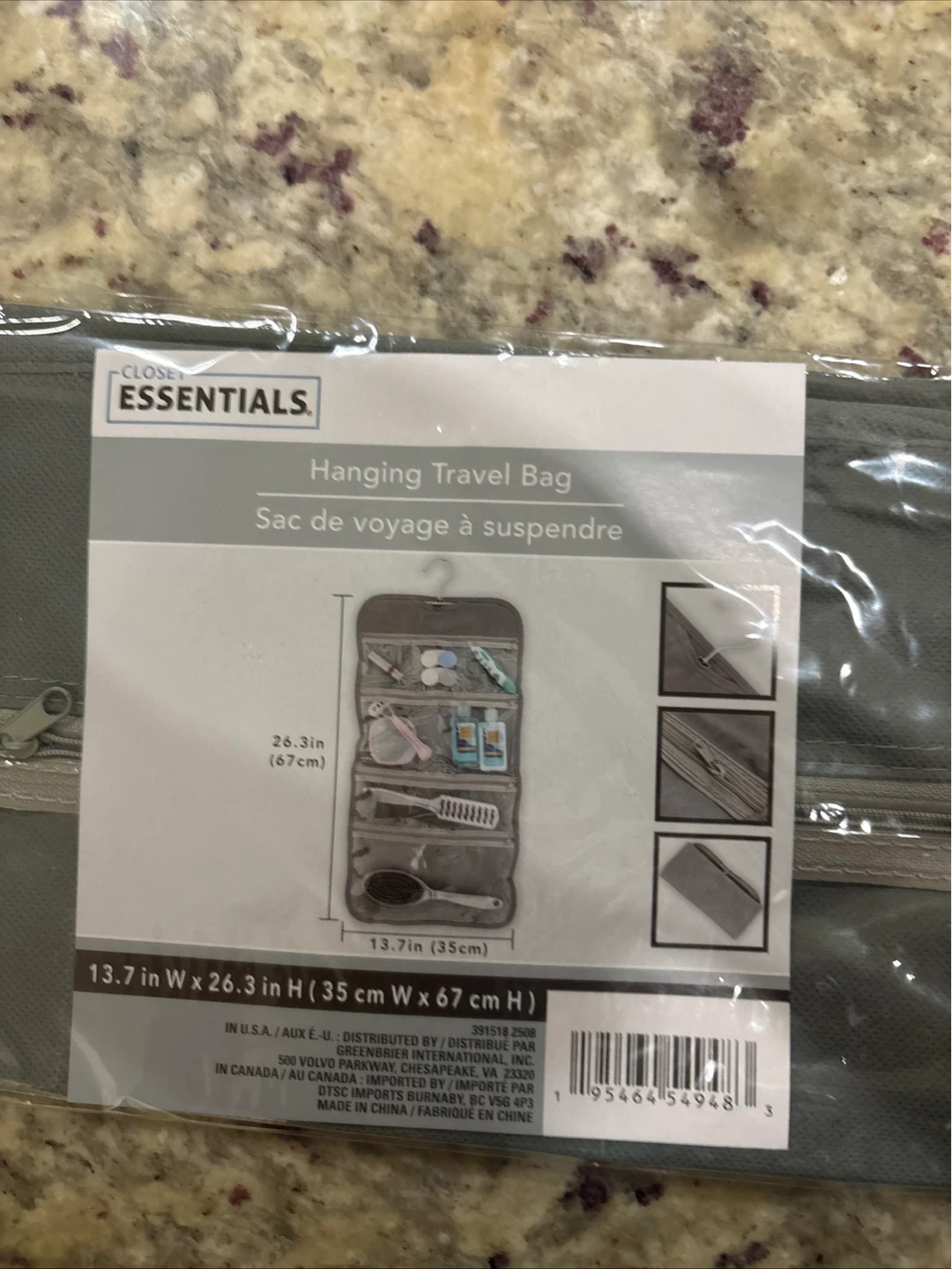 Closet Essentials Hanging Travel Toiletry Bag - photo 2