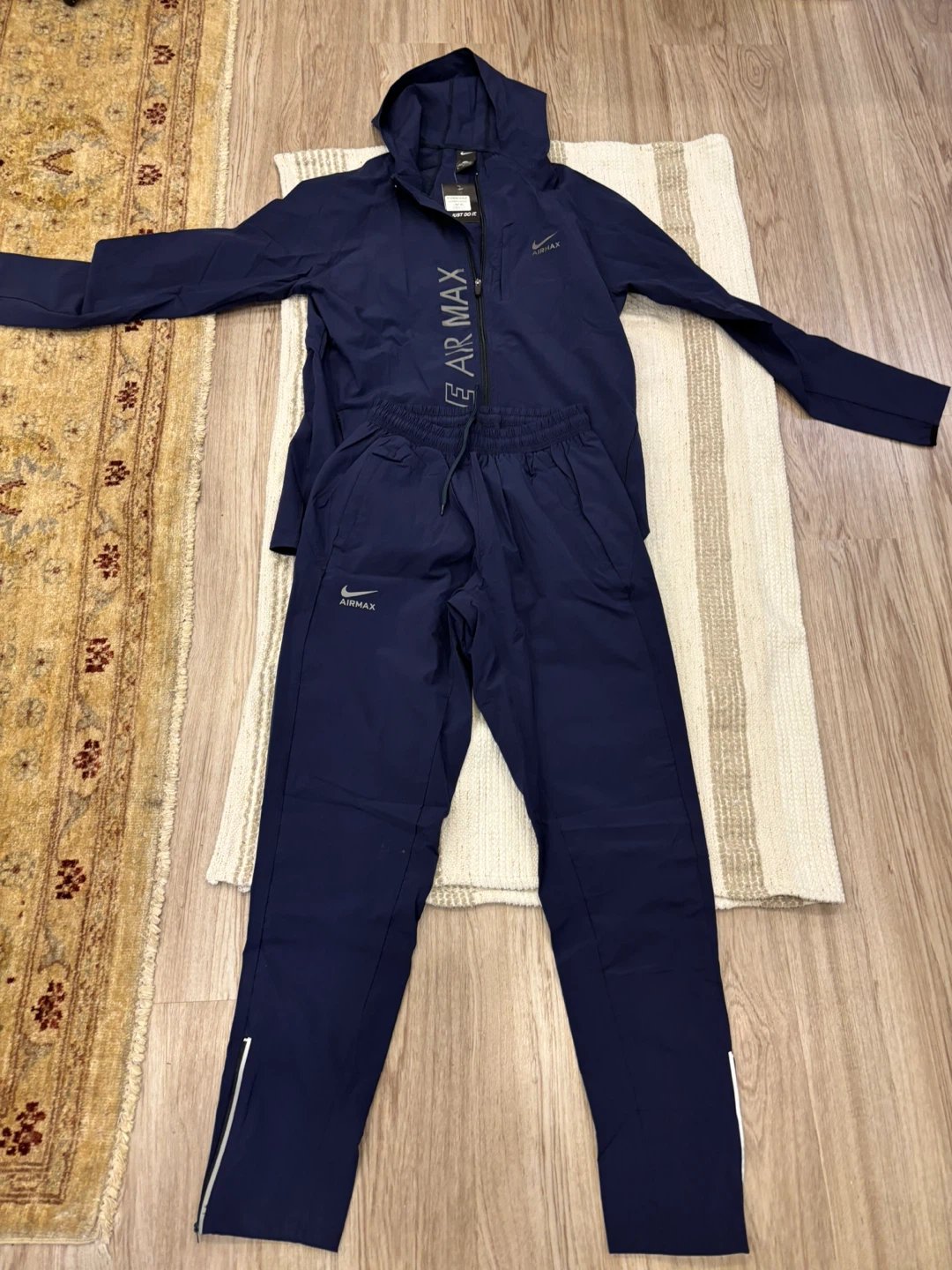 Nike Air Max Navy Tracksuit Jacket and Pants Set - photo 2