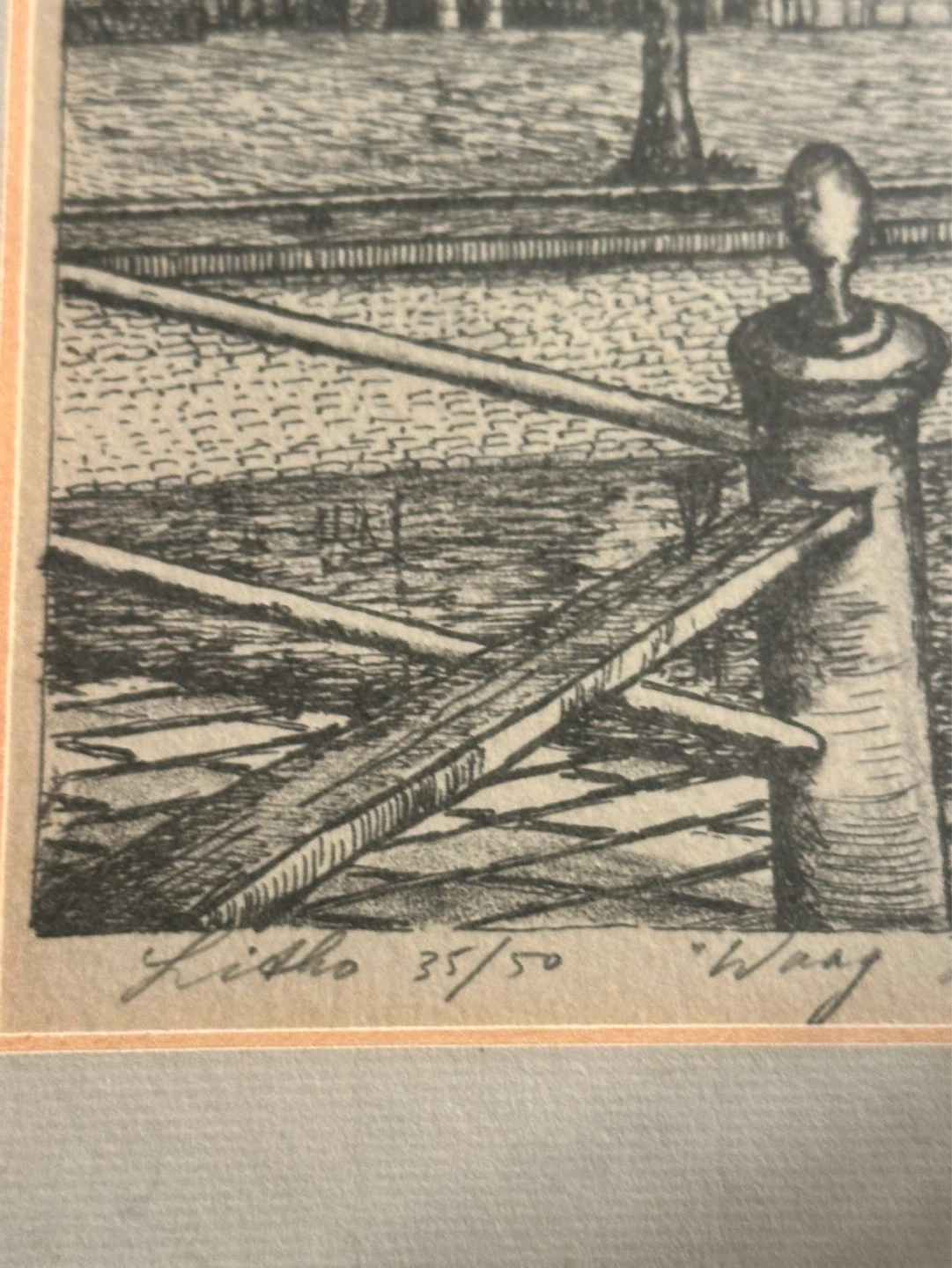 83 John de Jongh litho 35/50 Waag Leiden Egen druk - photo 5