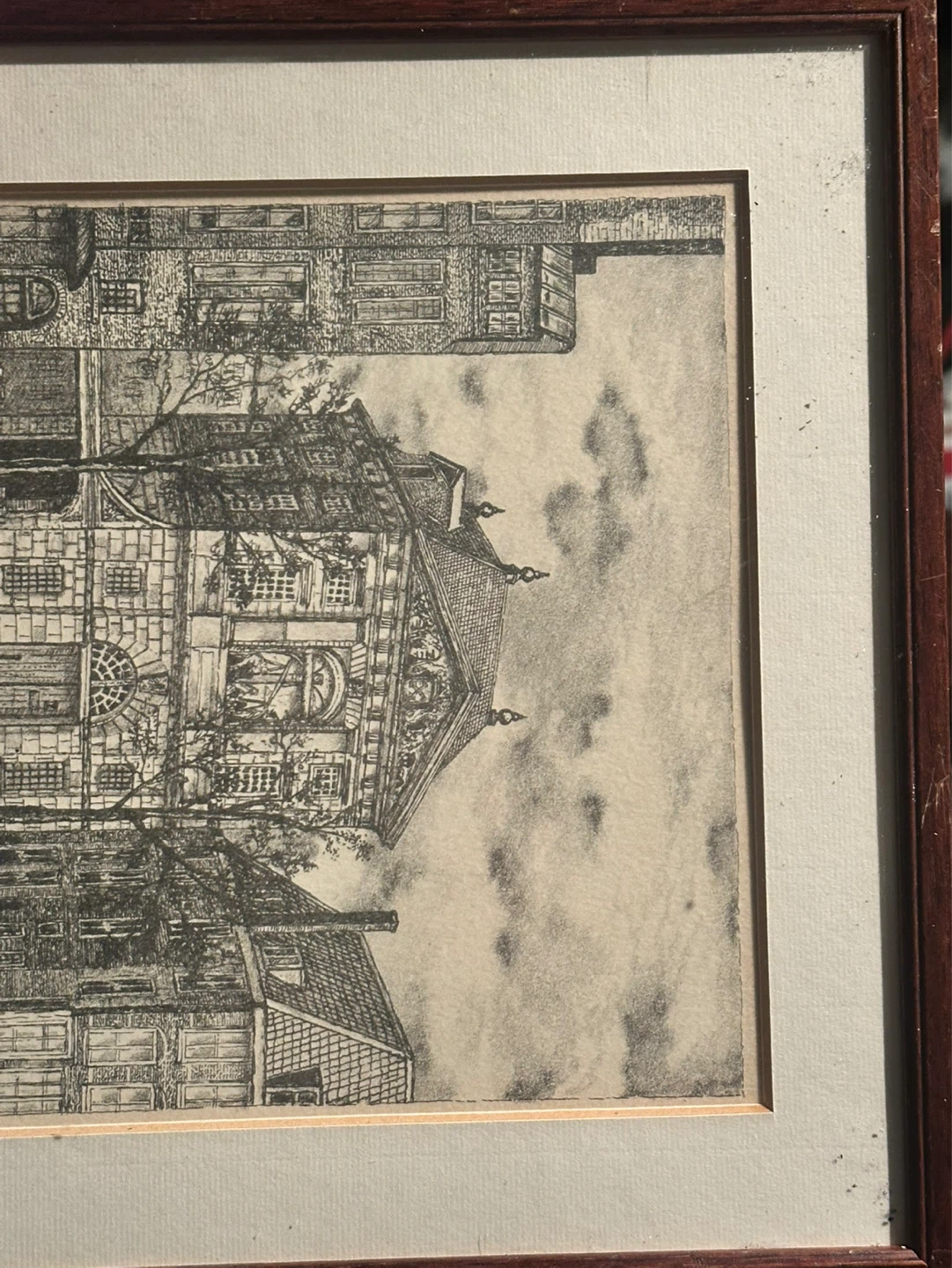 83 John de Jongh litho 35/50 Waag Leiden Egen druk - photo 2