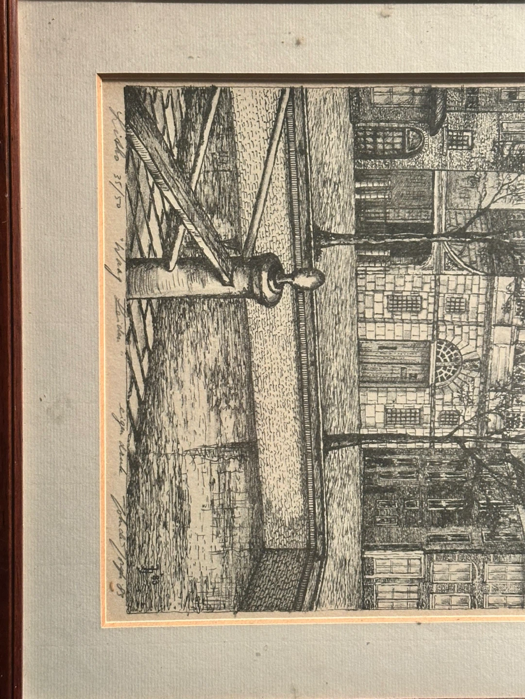 83 John de Jongh litho 35/50 Waag Leiden Egen druk - photo 4