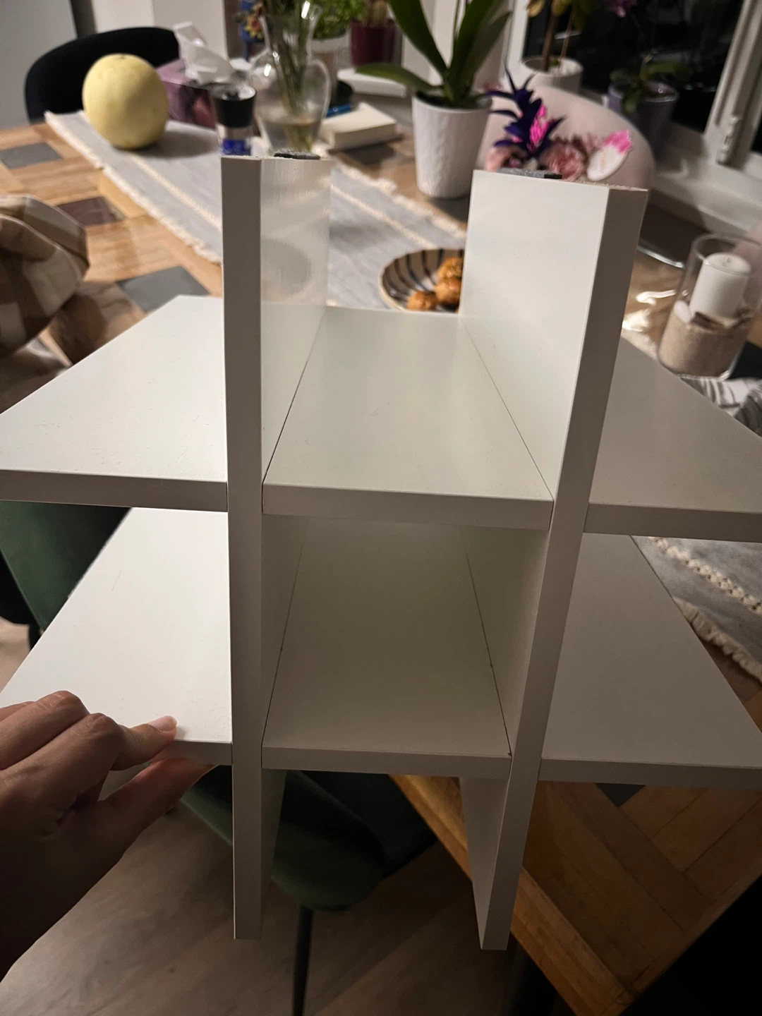 IKEA KALLAX Insert for bottles, white - photo 3