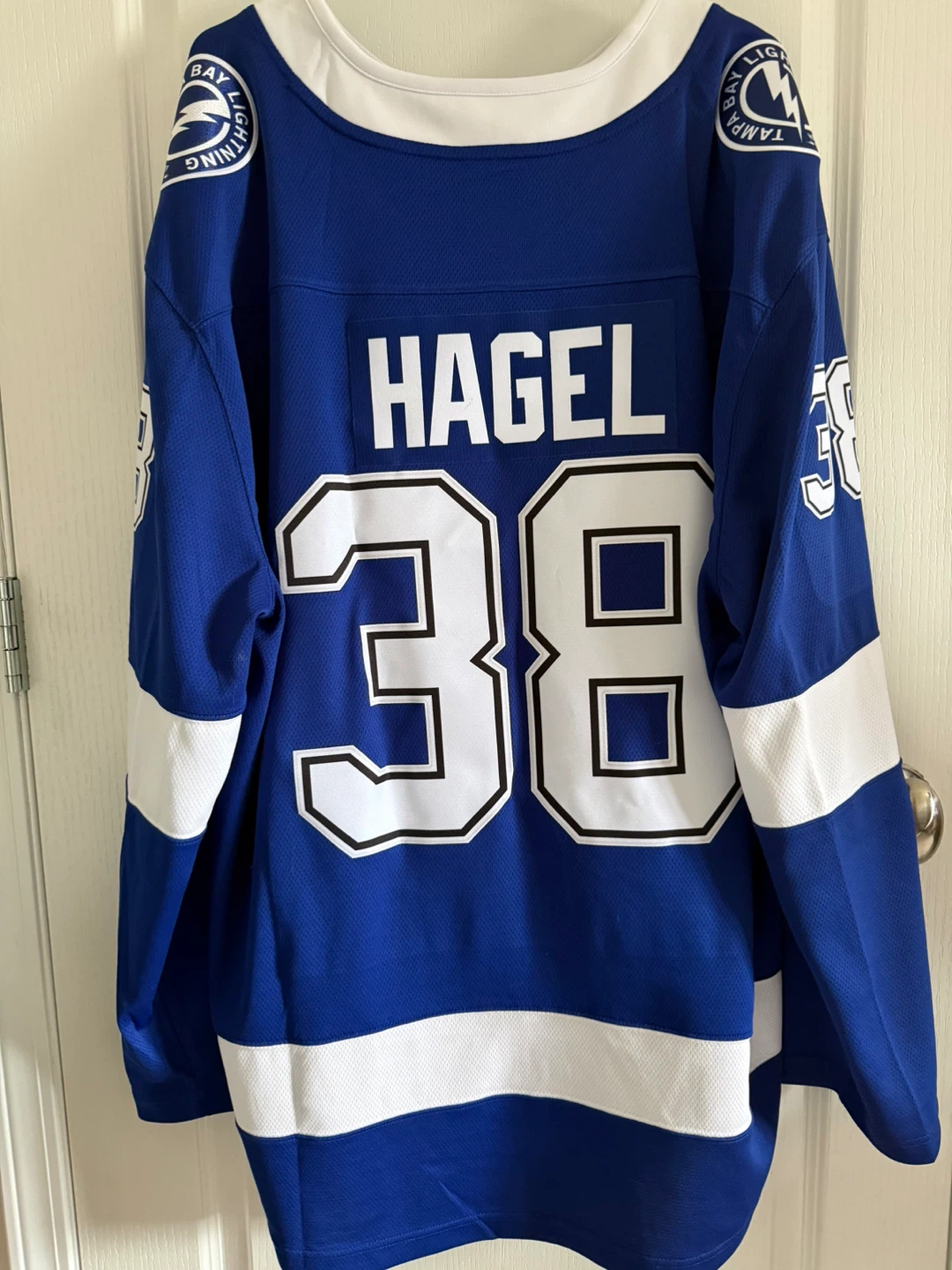 Fanatics NHL Tampa Bay Lightning Hagel #38 Jersey Size 2XL