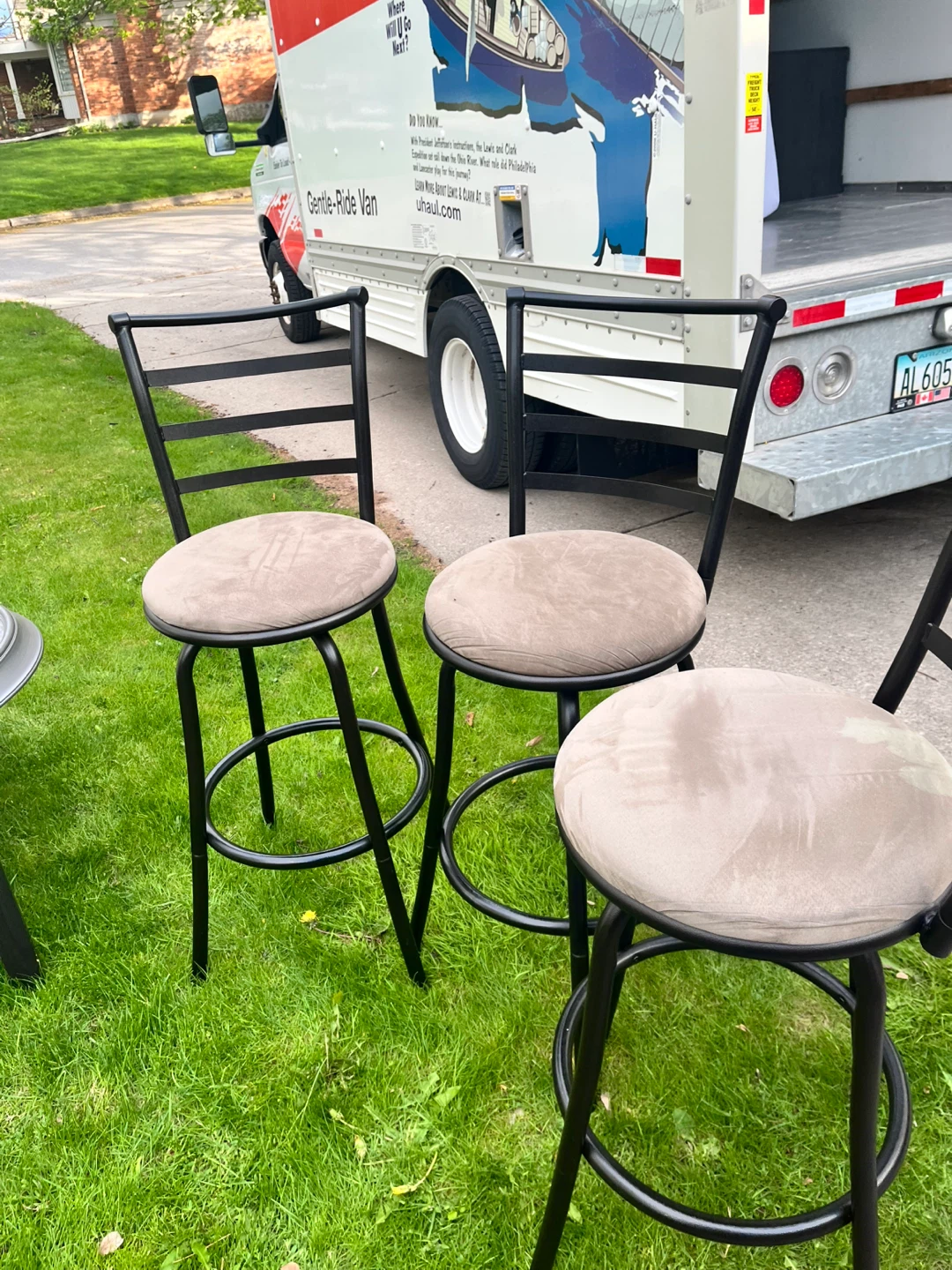 Set of 3 Swivel Bar Stools - photo 3
