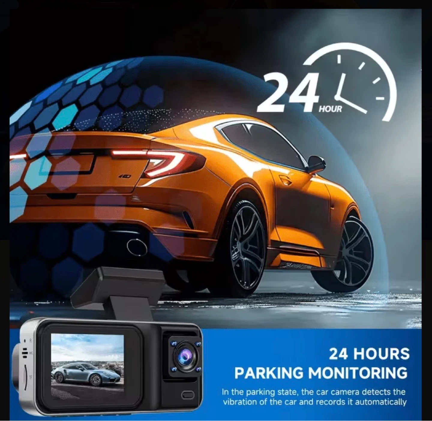3 channels Dash Cam - photo 2