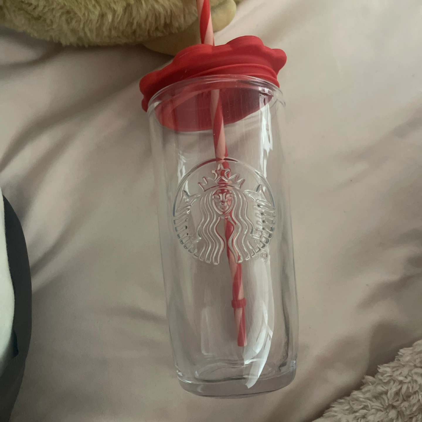 Starbucks Heart Tumbler with Straw