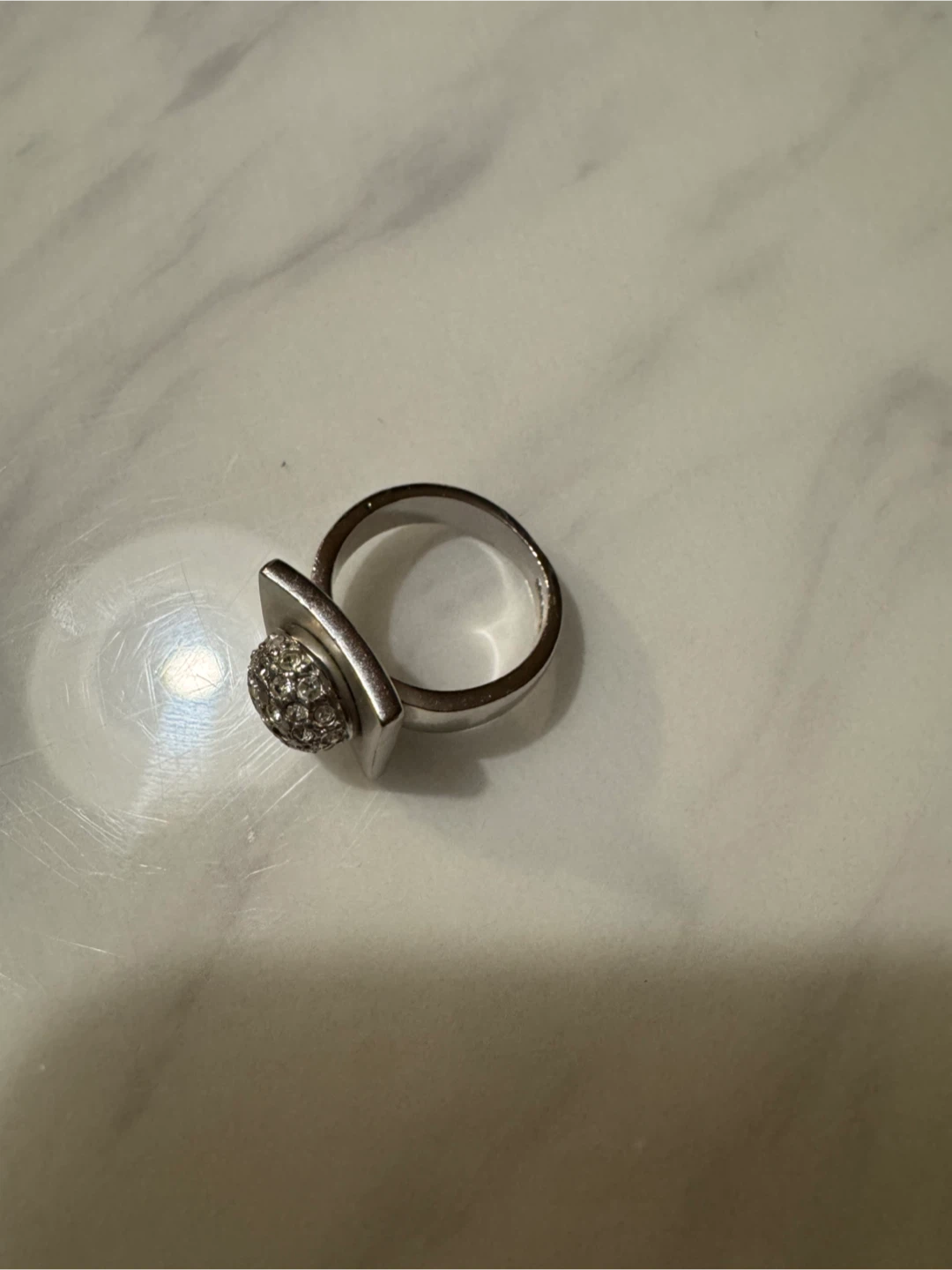 18K RGP Ring with Rhinestones - photo 3
