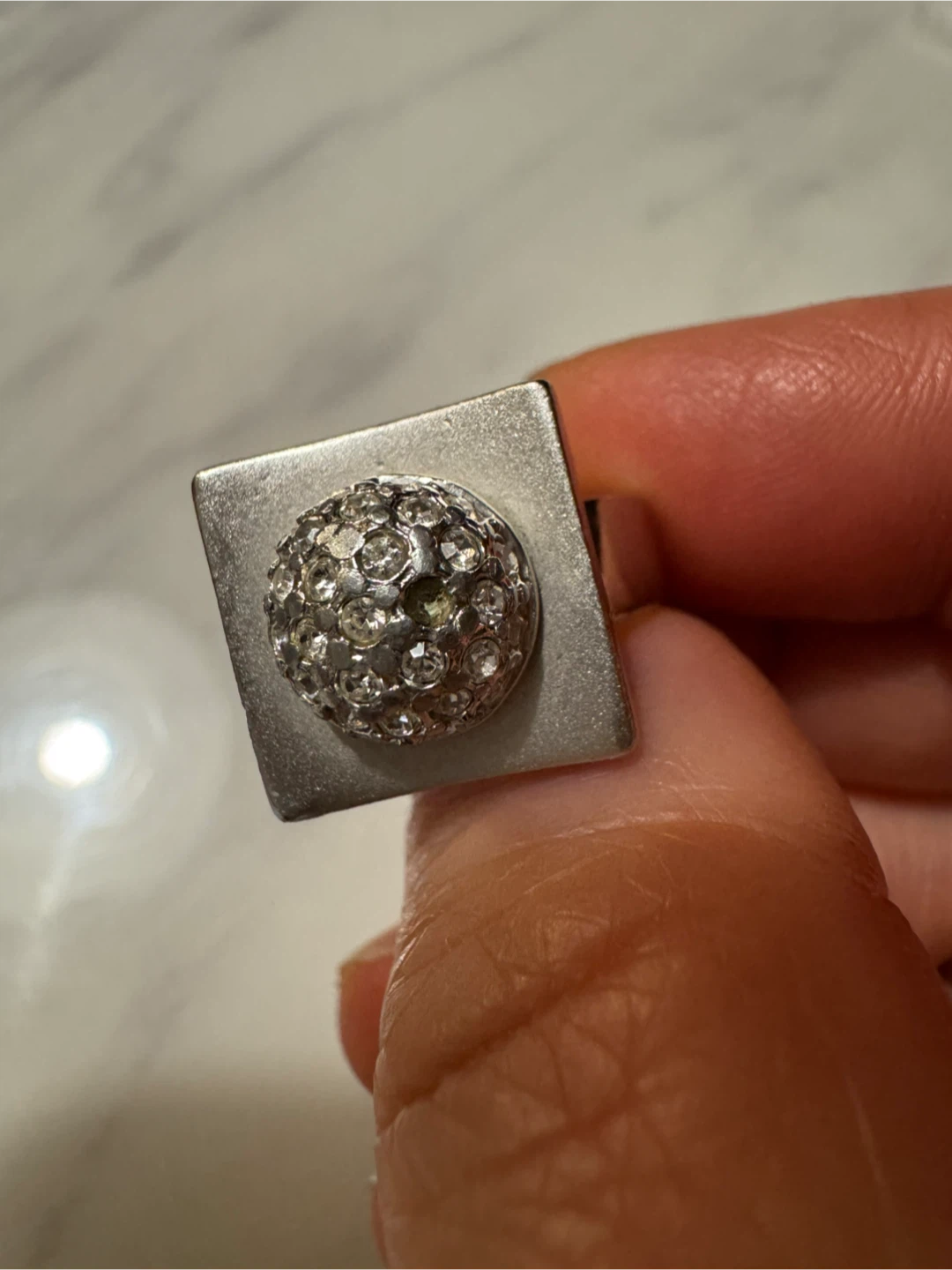 18K RGP Ring with Rhinestones - photo 2