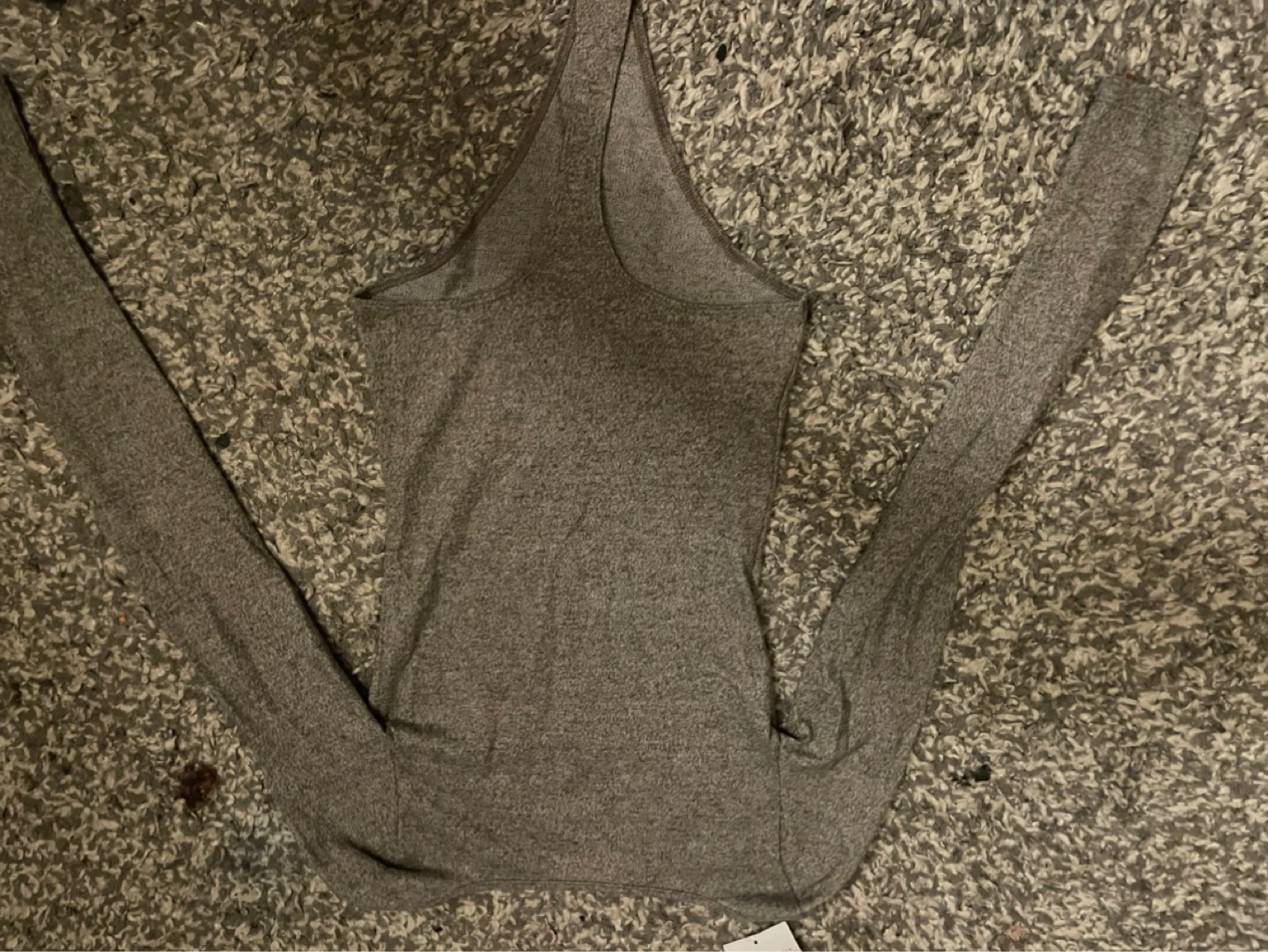 Grey Long Sleeve Bodysuit