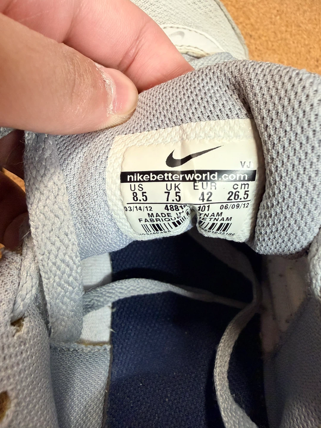 Nike and asics Running vintage sports Shoes - photo 4