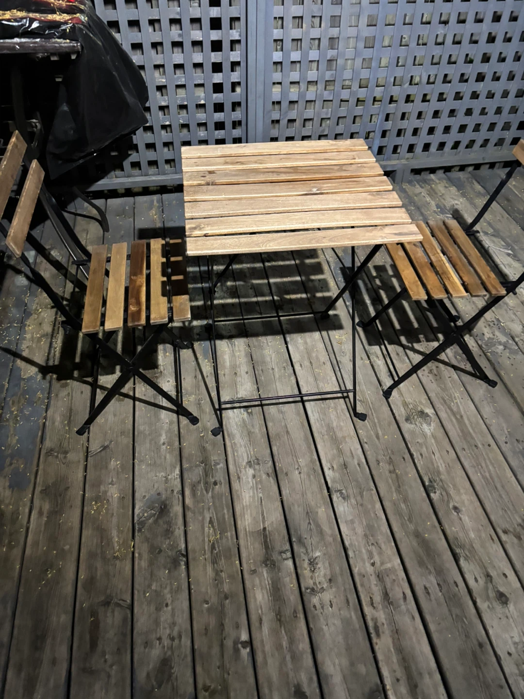 Wooden IKEA Set - Table and 2 Chairs - photo 4