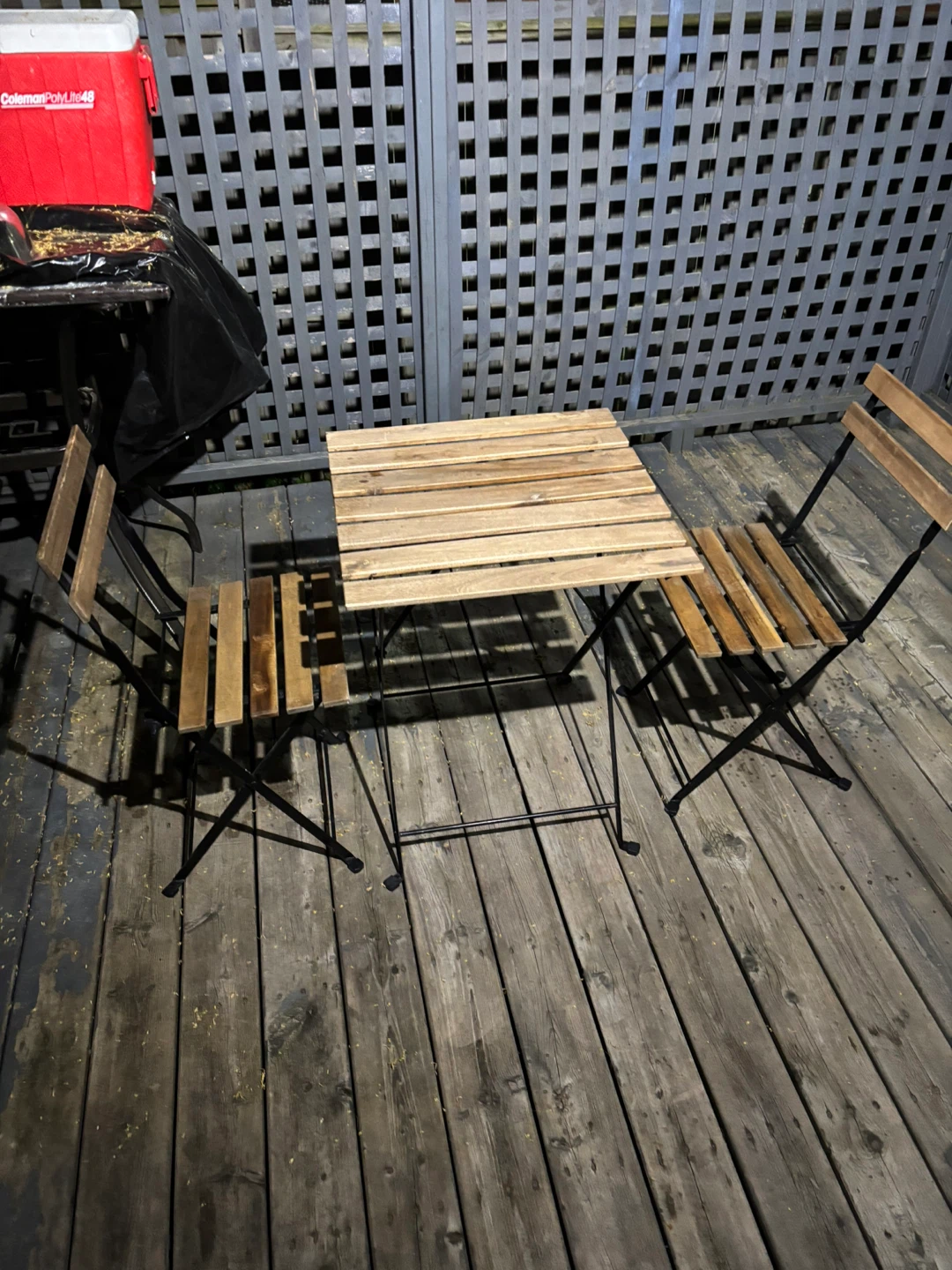 Wooden IKEA Set - Table and 2 Chairs - photo 2